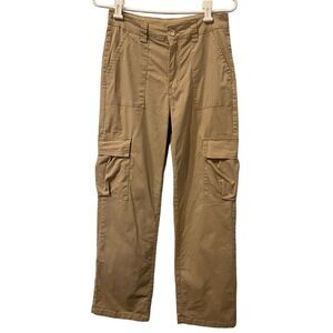 Gilipur Women's Pants Khaki 6-Pocket Zip Front Medium